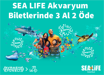 SEA LIFE Akvaryum Biletlerinde 3 Al 2 Öde