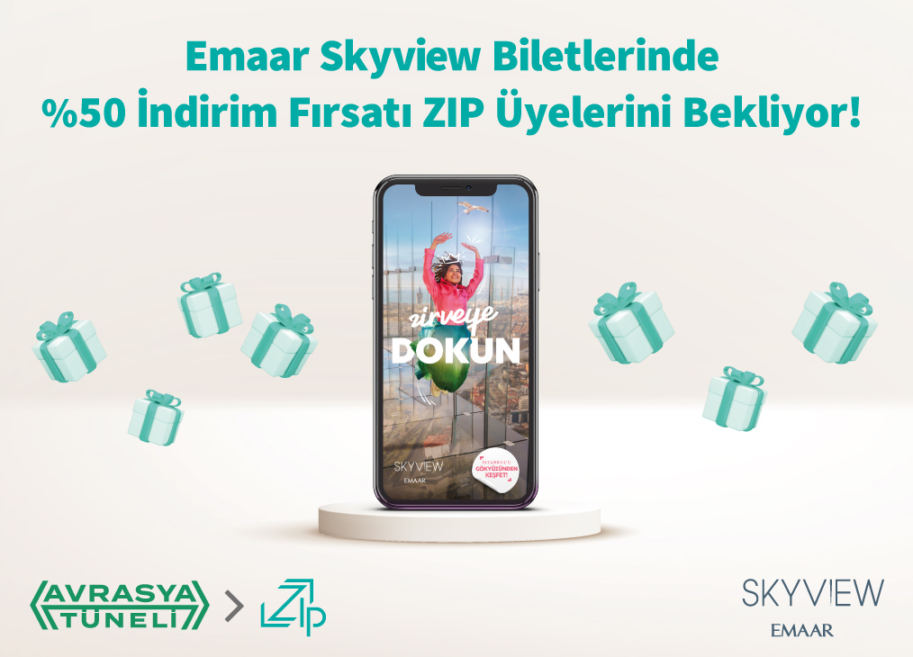 Emaar Skyview Biletlerinde %50 İndirim Fırsatı ZIP Üyelerini Bekliyor