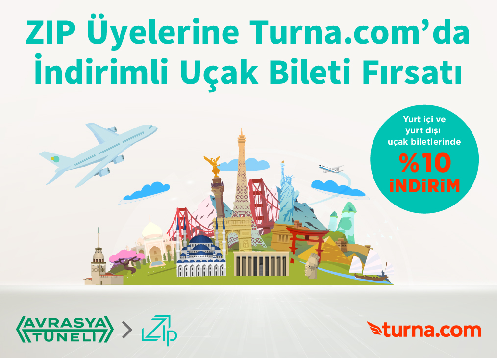 Turna.com’dan İndirimli Uçak Bileti Fırsatı