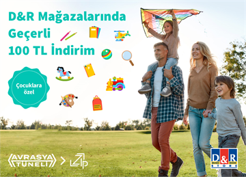 ZIP Üyelerine Özel D&R Mağazalarında Geçerli 50 TL İndirim Fırsatı