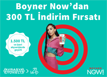 ZIP Üyelerine Özel Boyner Now’dan 300 TL İndirim Fırsatı