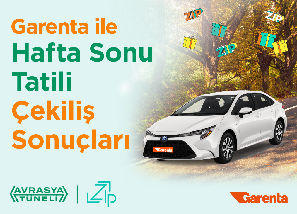 Garenta ile Hafta Sonu Tatili Çekilişi’nin sonuçları açıklandı! 
