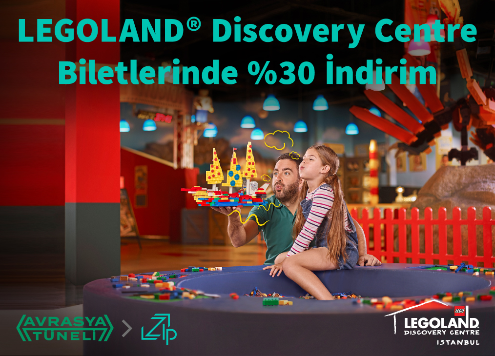 LEGOLAND Discovery Centre Biletlerinde %30 İndirim