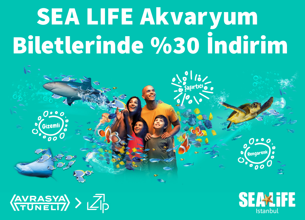 SEA LIFE Akvaryum Biletlerinde %30 İndirim
