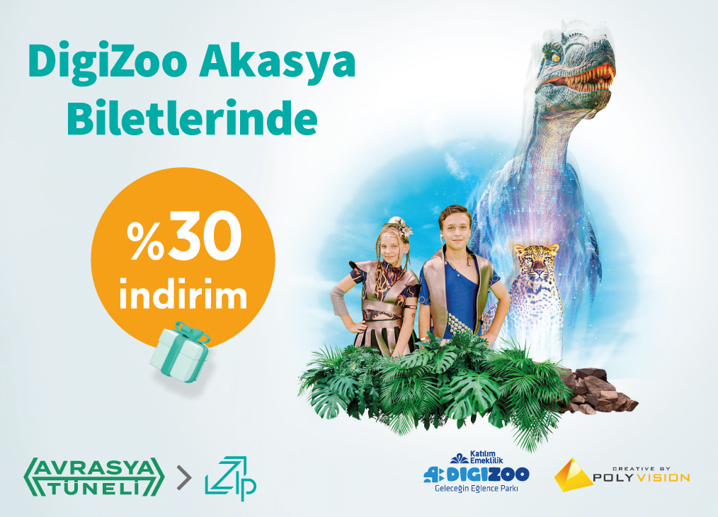 DigiZoo Akasya Biletlerinde %30 İndirim