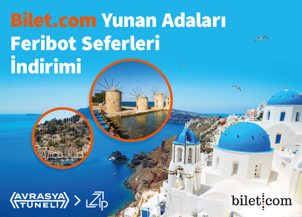 Bilet.com’dan Yunan Adalarına Feribot Biletlerinde İndirim