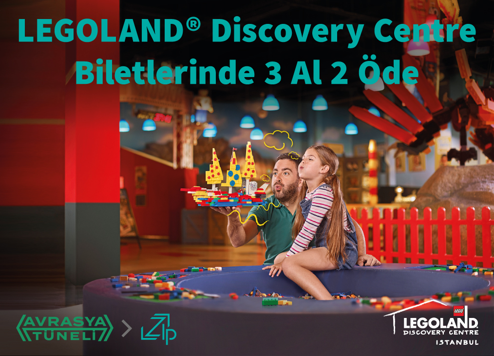 LEGOLAND Discovery Centre Biletlerinde 3 Al 2 Öde