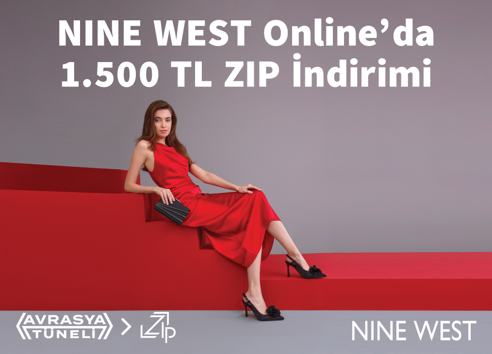 NINE WEST Online’da 1.500 TL ZIP İndirimi  