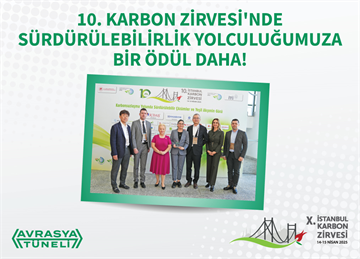 10. Karbon Zirvesi’nde Sürdürülebilirlik Yolculuğumuza Bir Ödül Daha