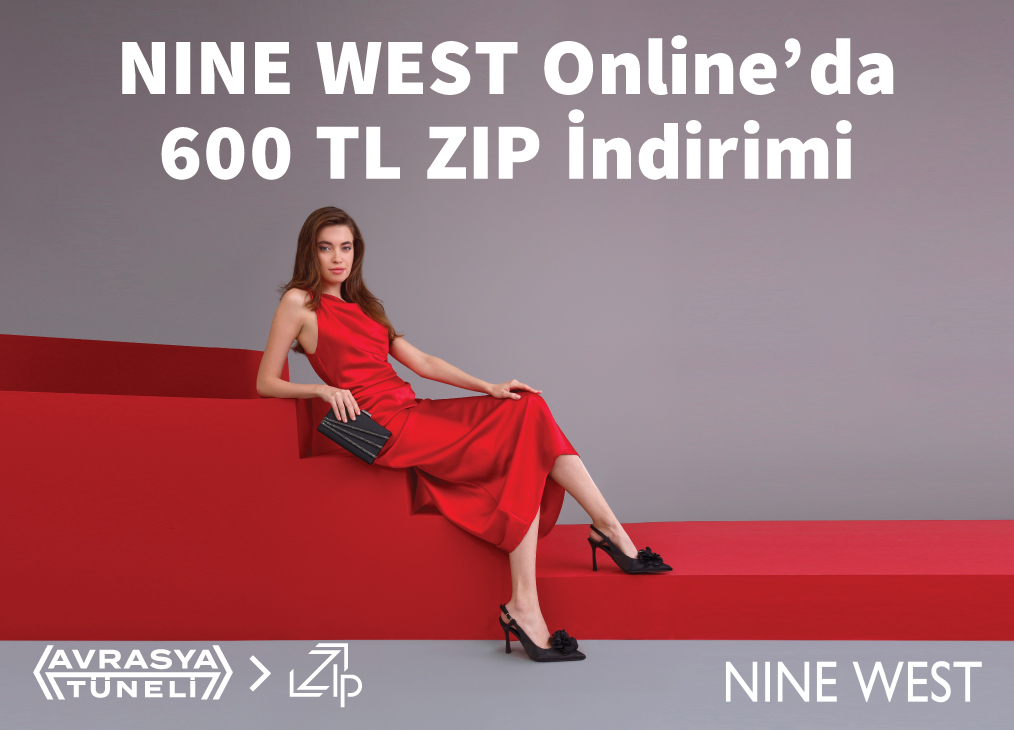 NINE WEST Online’da 600 TL ZIP İndirimi  