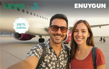 ENUYGUN.com'dan Uçak Biletlerinde 150 TL İndirim