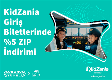 KidZania Giriş Biletlerinde %5 ZIP İndirimi