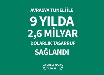 Avrasya Tüneli’nin 2025 Yılı Performans Endeks Raporu Yayımlandı