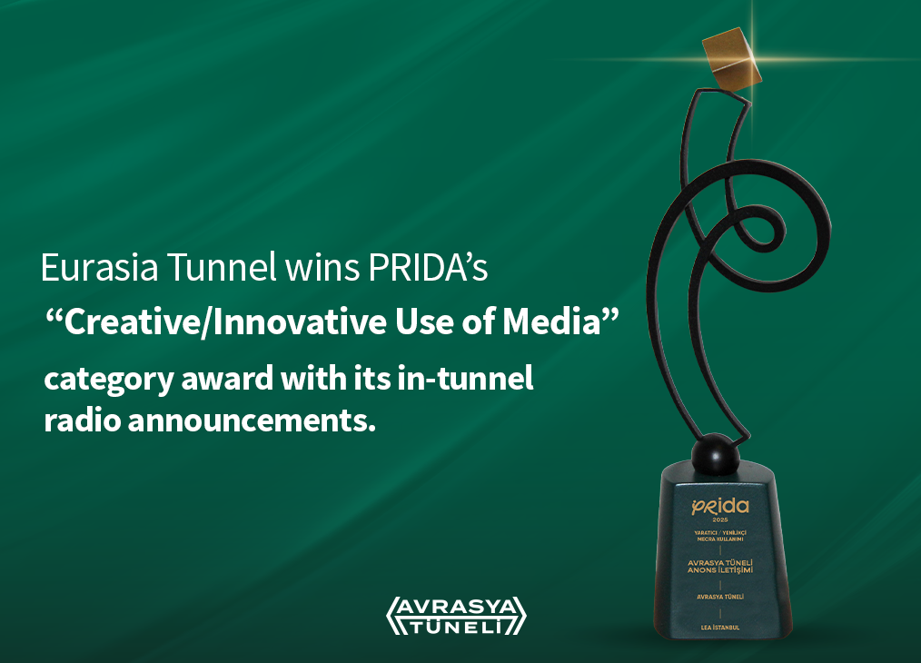 Eurasia Tunnel Receives a PRIDA Award