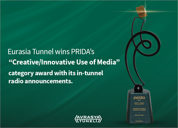 Eurasia Tunnel Receives a PRIDA Award