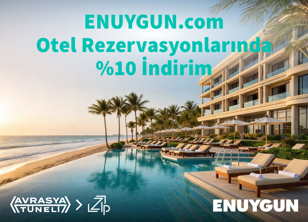 ENUYGUN.com Otel Rezervasyonlarında %10 İndirim