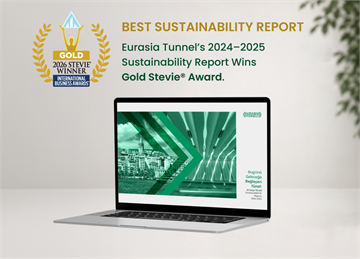 Eurasia Tunnel’s 2024–2025 Sustainability Report Wins Gold Stevie® Award