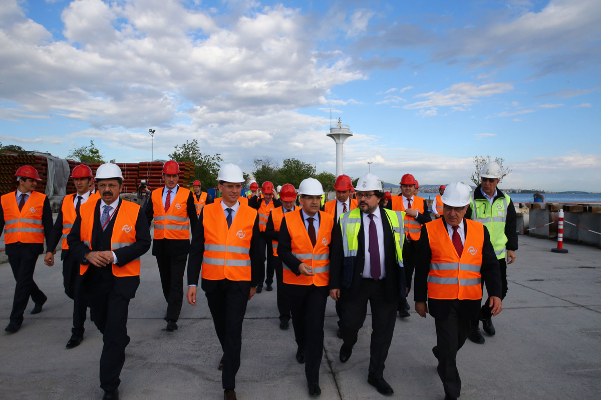 Deputy Prime Minister Mehmet Şimşek and European Commission members inspected Eurasia Tunnel Project