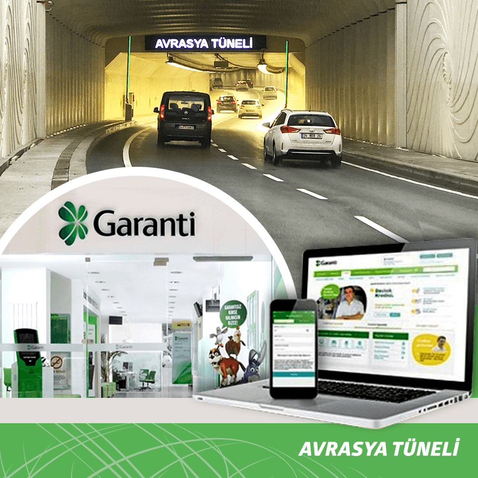 Eurasia Tunnel’s Tolls Can Now Be Paid via Garanti Bank 